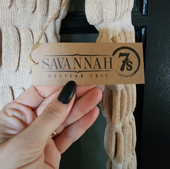 Brand new gold sparkly sweater dress size S - Picture 4 of 4